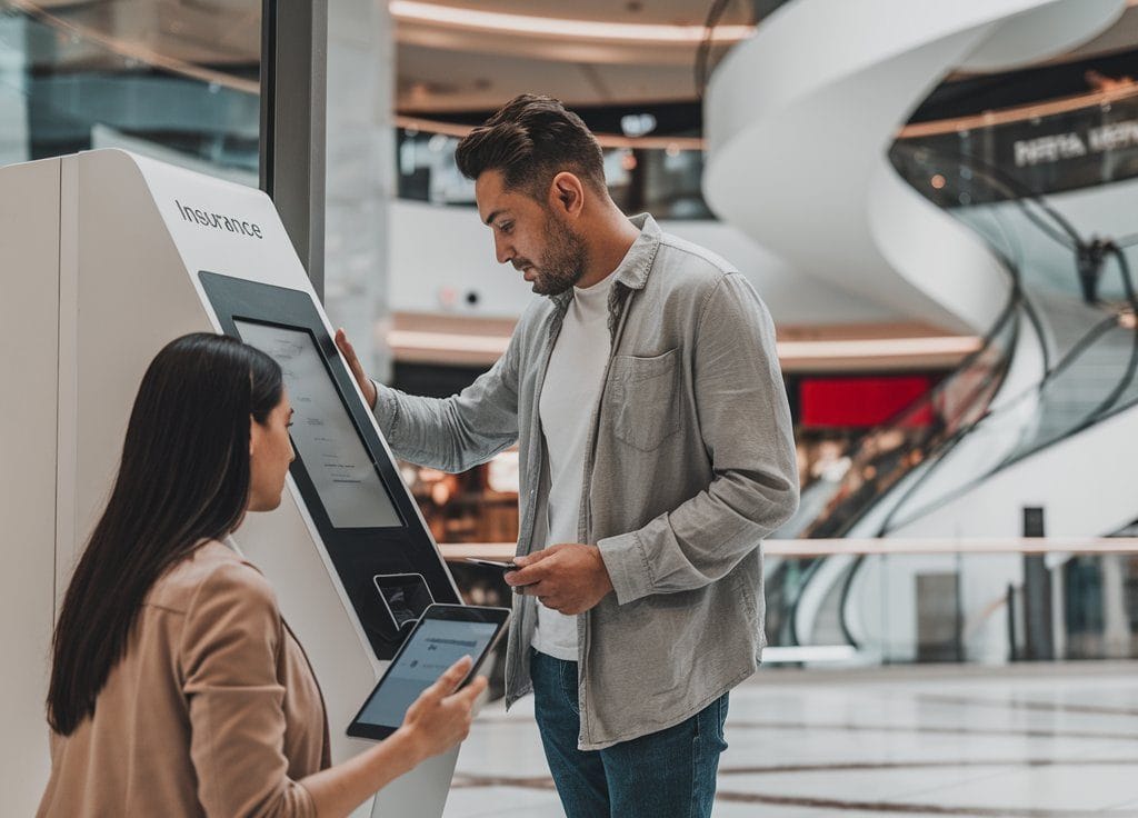 a-photo-of-a-man-and-woman-using-a-inurance-kiosk-machine