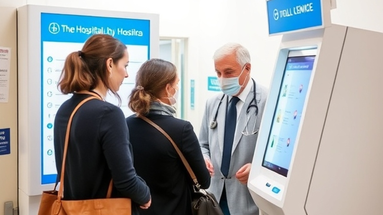 Patience-using-hospital-kiosk-machine-in-a-hospital