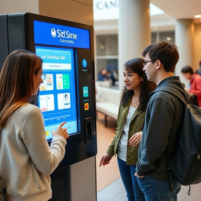 Students-using-sim-dispensing-kiosk-machine
