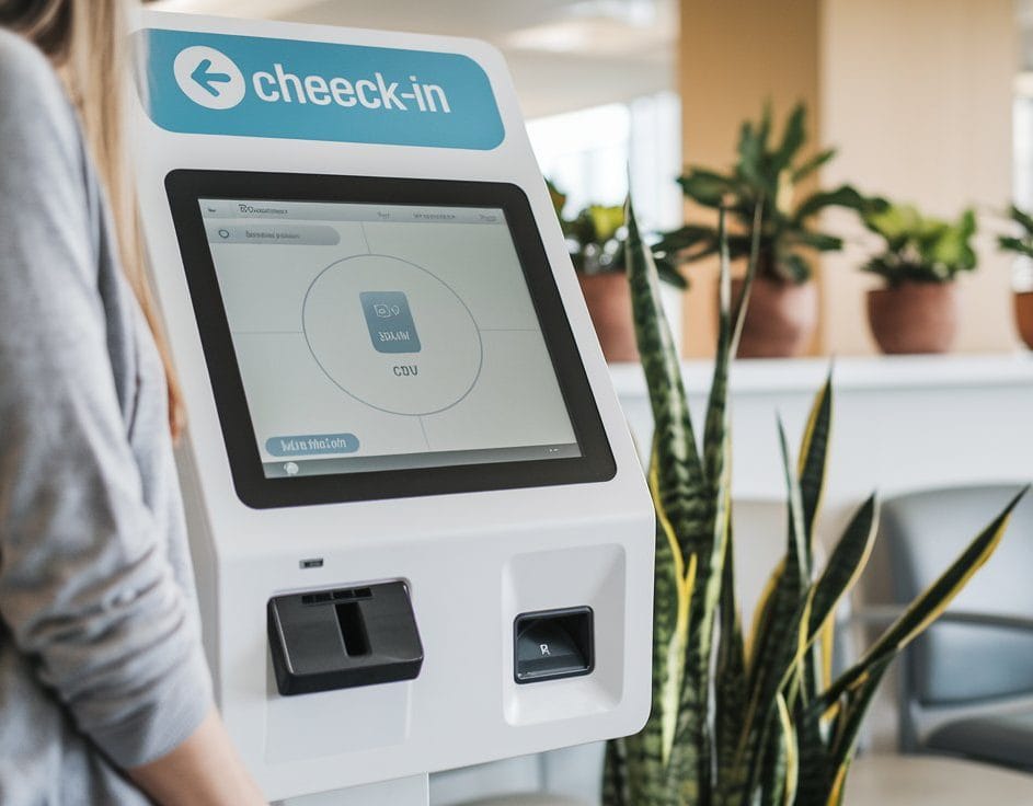 Patient check-in kiosks