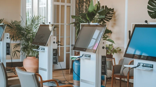 video conferencing kiosk
