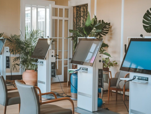 video conferencing kiosk