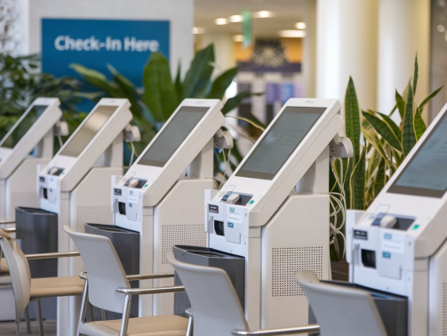 Patient check-in kiosks