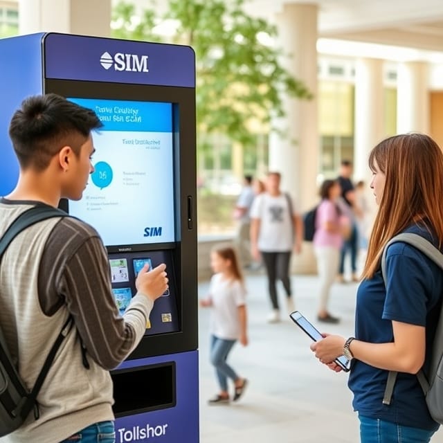 two-students-using-sim-dispensing-kiosk-machine